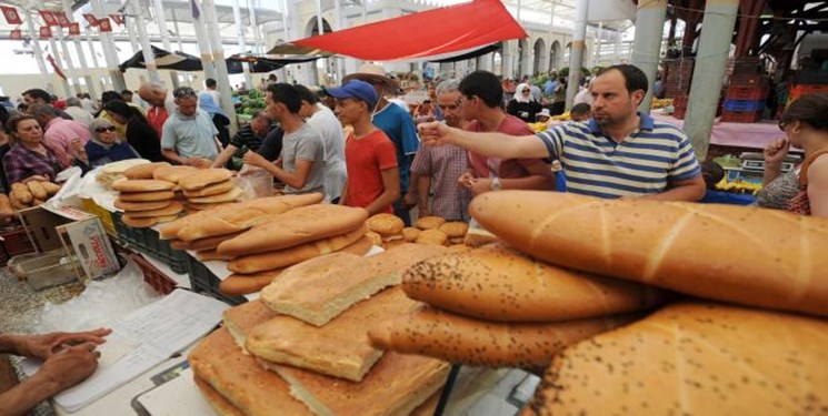 کمبود نان و تشدید بحران مواد غذایی در تونس