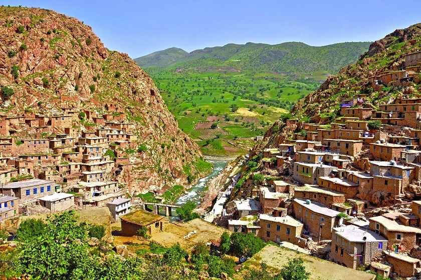 روستاهای زیبای کردستان؛ تجلی معماری سازگار با طبیعت