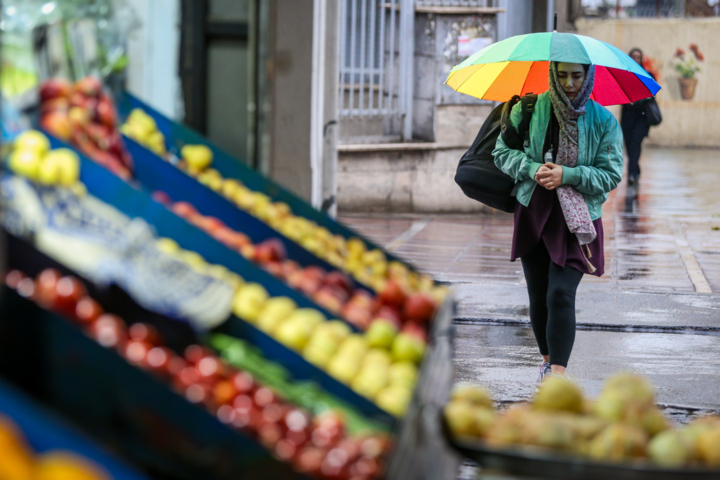 باران و برف در ۲۷ استان