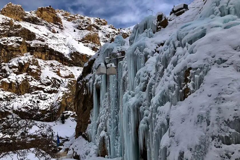 آبشارهای یخی ایران